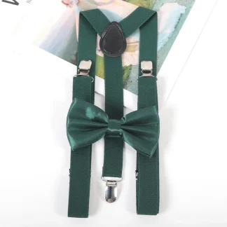 Formal Suspender and Bowtie for Men