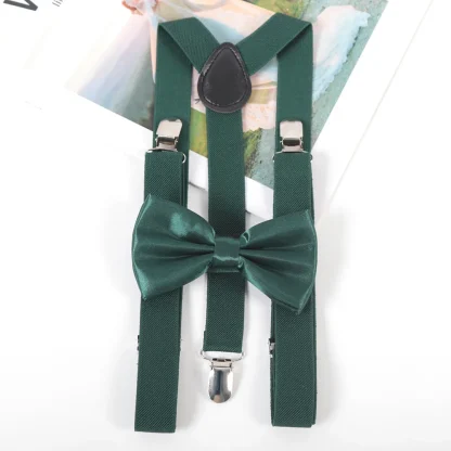 Formal Suspender and Bowtie for Men